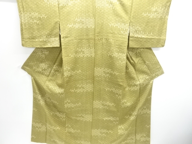 JAPANESE KIMONO / TSUMUGI KIMONO / GROUPED TORTOISESHELL PATTERN (JODA